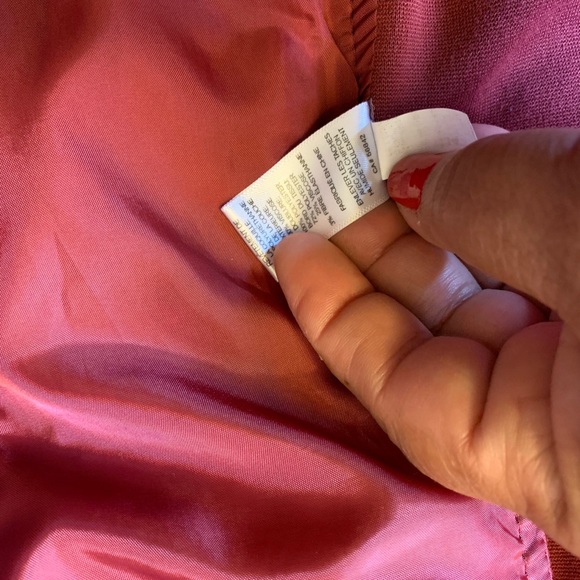 Express red faux leather jacket - Picture 5 of 8